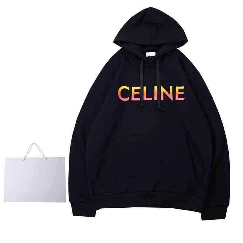 Fashion Designer Hoodies Celinn' Man and Woman Sweater Tested Color Letter Printed Pure Cotton Casual Hooded Hoodie Men and Women High, Black
Fashion Designer Hoodies Celinn' Man and Woman Sweater Tested Color Letter Printed Pure Cotton Casual Hooded Hoodie Men and Women High, Black