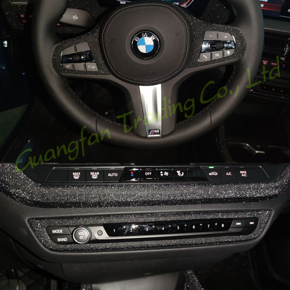 3D/5D Carbon Fiber Car Interior Center Console Cover Color Change Molding Sticker Decals For BMW 2 Series G42 2020-2021