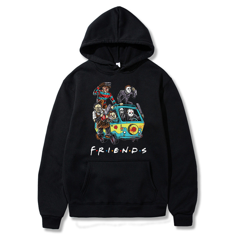 Men s Hoodies Sweatshirts Halloween Horror Friends Pennywise Michael Myers Jason Pullover Autumn Unisex 220914, Black
Men s Hoodies Sweatshirts Halloween Horror Friends Pennywise Michael Myers Jason Pullover Autumn Unisex 220914, Black
