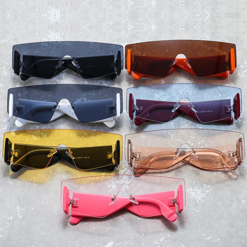 Sunglasses Fashion Heat Wave One Piece Trend Personality Eyeglass Brand Design Protection Reflective Frameless
Sunglasses Fashion Heat Wave One Piece Trend Personality Eyeglass Brand Design Protection Reflective Frameless