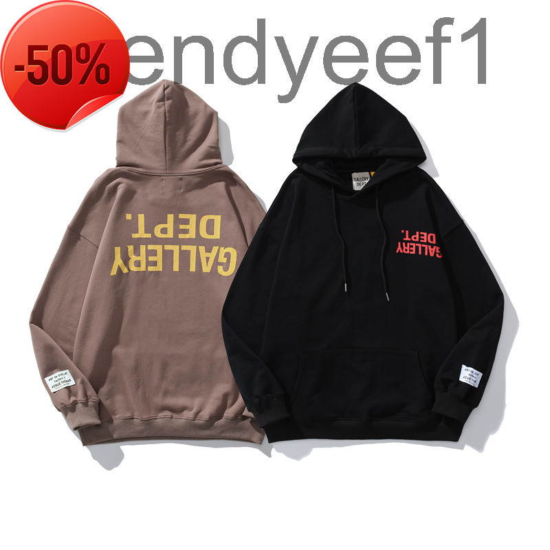 Men' Hoodies Sweatshirts Gd Dept High Street Style Ins Trend Loose Hooded Sweater for Men and Women Fog, Black
Men' Hoodies Sweatshirts Gd Dept High Street Style Ins Trend Loose Hooded Sweater for Men and Women Fog, Black