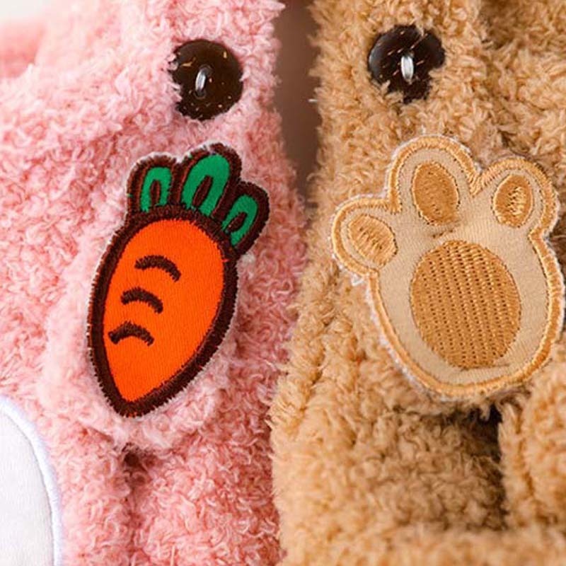 Clothing Sets Children Autumn Winter Longsleeve Set Boys Warm Casual Clothes Baby Girl Sweater Plus Velvet Thick Cartoon Overalls 2Piece 220913