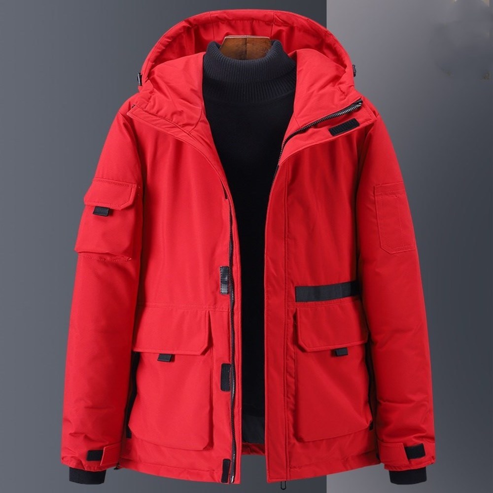 Men's Down & Parkas jacket men's winter new thickened leisure Canadian outdoor work clothes couple youth, White
Men's Down & Parkas jacket men's winter new thickened leisure Canadian outdoor work clothes couple youth, White