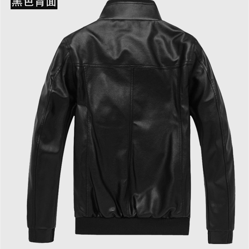 Men's Leather Faux Leather spring Autumn Korean version men's fashion casual cool PU leather jacket wholesale 220913