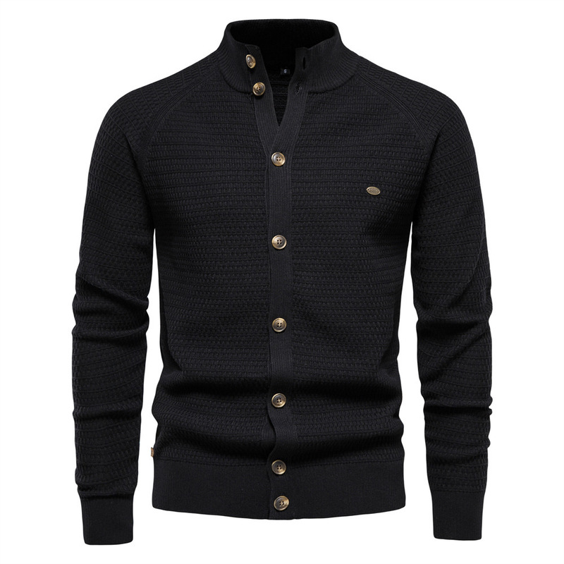 Mens Sweaters 95% Cotton Sweaters Coats Men Sweater Thicker Knitted Cardigan Sweatercoats Slim Fit Mens Knit Warm Sweater Jackets Men Pullover 220914