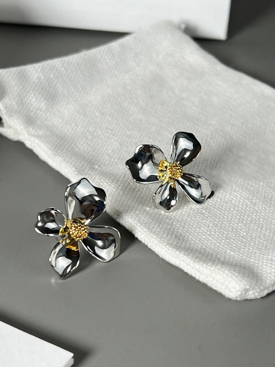 Stud Stainless Steel Designer cl Silver Flowers Studs for Women Wedding Party Wholesale Fashion Jewelry a2i2#
Stud Stainless Steel Designer cl Silver Flowers Studs for Women Wedding Party Wholesale Fashion Jewelry a2i2#