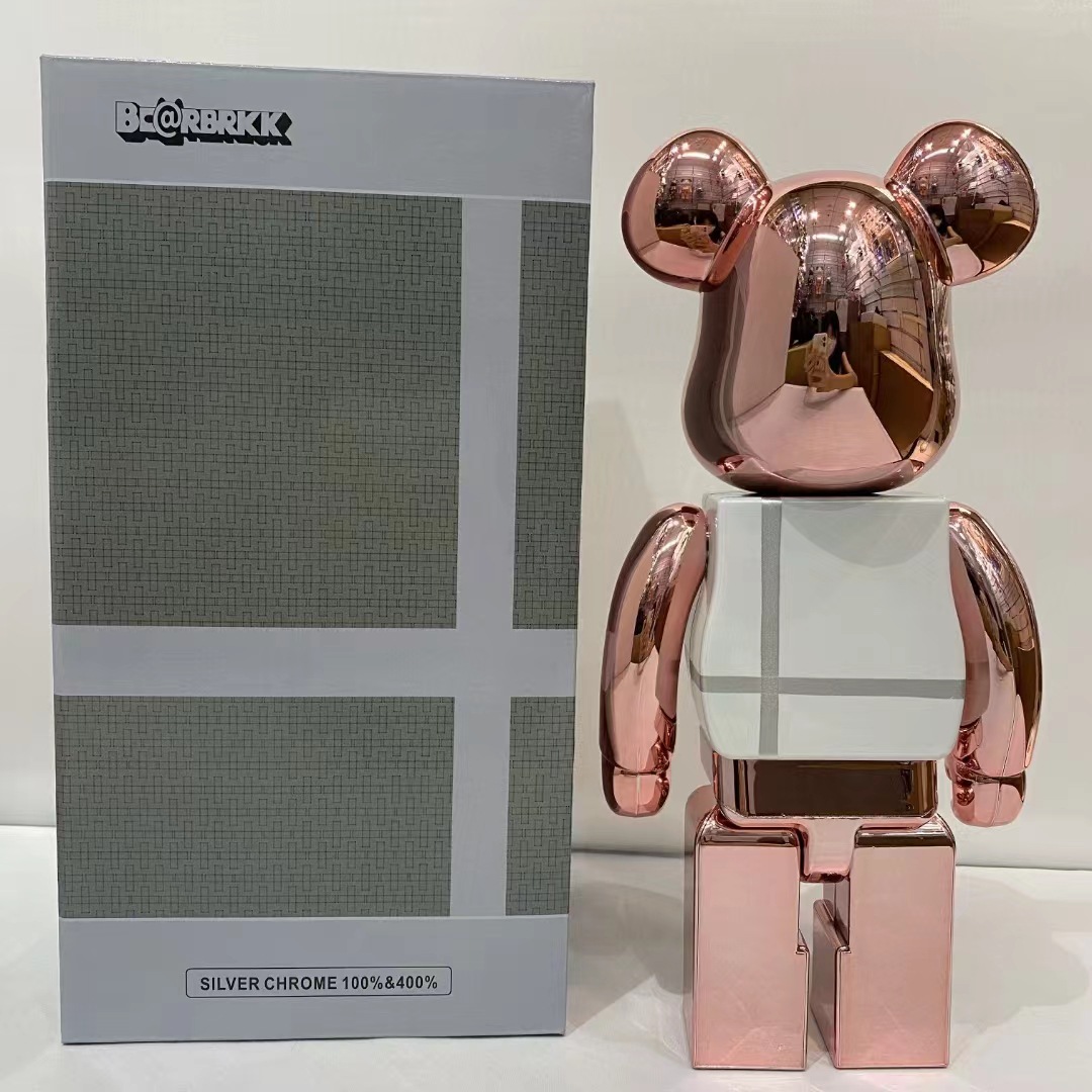 400% Bearbrick Action & Toy Figures 28cm ABS Cross Medicom Toys Plus Limited Collection Fashion Accessories Joints Sounds