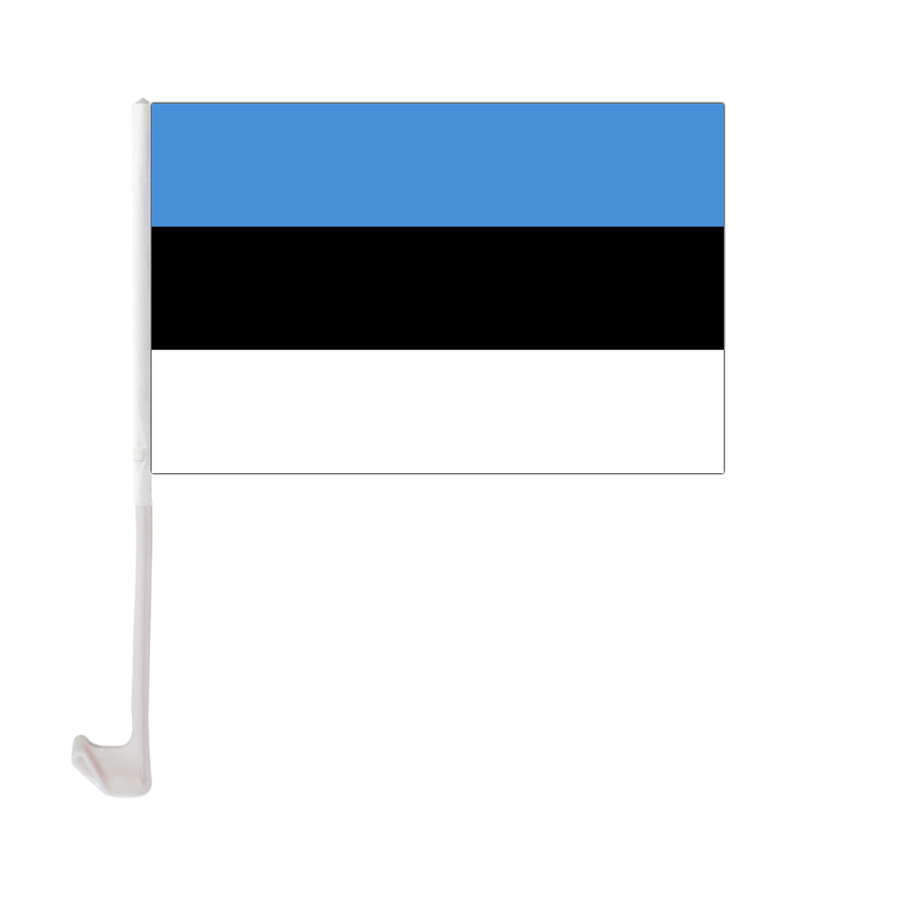 Estonia Car Flag 30x45cm Window Clip Estonian Flags Polyester UV Protection Car Decoration Banner with Flagpole
Estonia Car Flag 30x45cm Window Clip Estonian Flags Polyester UV Protection Car Decoration Banner with Flagpole