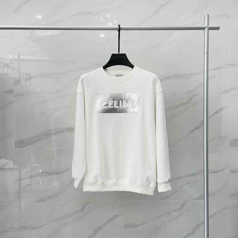 Fashion Designer Hoodies Celinn' Man and Woman Sweater Silver Offset Steel Stamp Three-dimensional Letters Round Neck Men and Women High, White
Fashion Designer Hoodies Celinn' Man and Woman Sweater Silver Offset Steel Stamp Three-dimensional Letters Round Neck Men and Women High, White