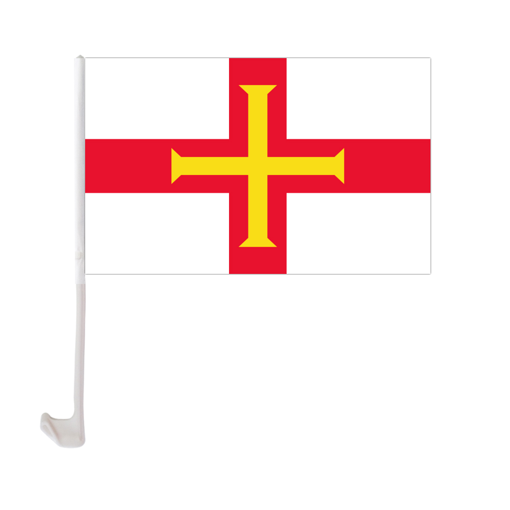 30x45cm Guernsey Car Flag Polyester UV Protection Window Clip Car Decoration Banner with Flagpole
30x45cm Guernsey Car Flag Polyester UV Protection Window Clip Car Decoration Banner with Flagpole