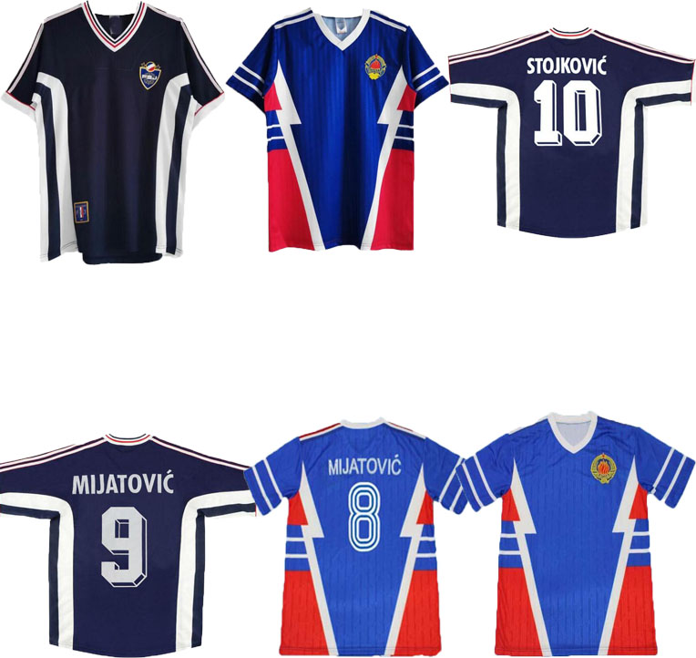Top 1998 Yugoslavia Retro Jerseys VINTAGE Mijatovic Mihajlovic Soccer Jersey 1990 1992 Stankovic Jugovic Football Shirt Stojkovic SAVICEVIC maillot de foot, White
Top 1998 Yugoslavia Retro Jerseys VINTAGE Mijatovic Mihajlovic Soccer Jersey 1990 1992 Stankovic Jugovic Football Shirt Stojkovic SAVICEVIC maillot de foot, White