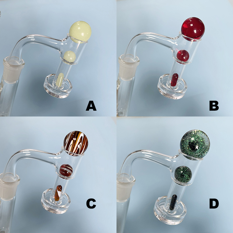 2pcs MOQ Quartz Banger Smoking Water Bong Accessory 4mm Thick Bottom Full Weld Terp Slurper Beveled Edge Banger Set With Glass Bead 10mm 14mm Male Frosted Joint
2pcs MOQ Quartz Banger Smoking Water Bong Accessory 4mm Thick Bottom Full Weld Terp Slurper Beveled Edge Banger Set With Glass Bead 10mm 14mm Male Frosted Joint