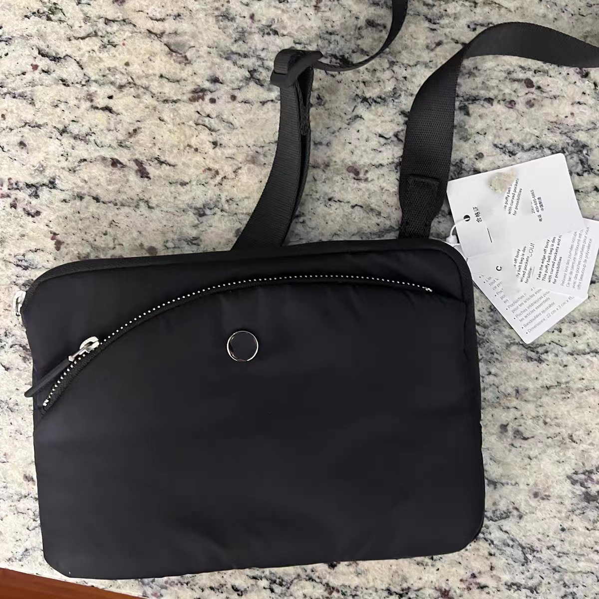 Lu curved lines bag crossbody Outdoor Bags Ladies Fitness Gym Fanny Pack Bag New Lightweight Axillary Pouch LL, Black yes logo
Lu curved lines bag crossbody Outdoor Bags Ladies Fitness Gym Fanny Pack Bag New Lightweight Axillary Pouch LL, Black yes logo