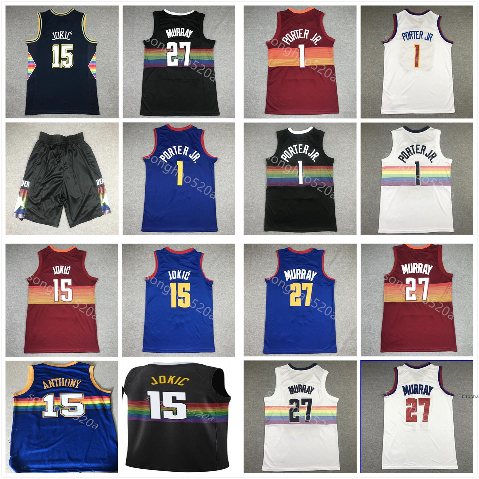 Denver''nuggets''Jokic Jamal 27 Murray Nikola Michael 1 Porter Jr. Dikembe Mutombo Allen 3 Iverson 15 Carmelo Anthony''Nba''Jersey, Black
Denver''nuggets''Jokic Jamal 27 Murray Nikola Michael 1 Porter Jr. Dikembe Mutombo Allen 3 Iverson 15 Carmelo Anthony''Nba''Jersey, Black
