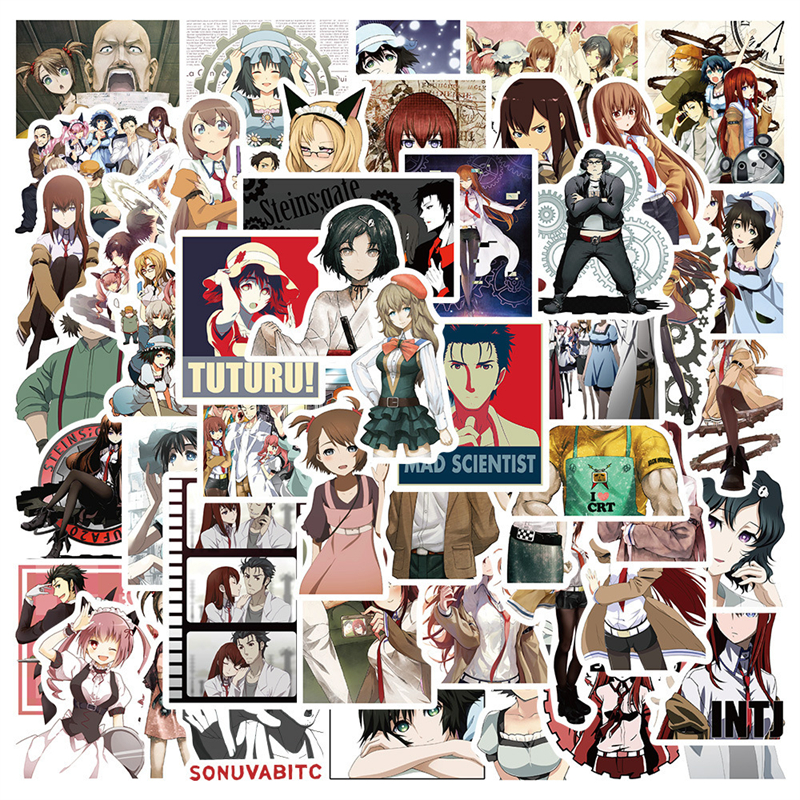50PCS Cartoon Steins Gate Elite Stickers DIY Bike Travel Luggage Phone Laptop Waterproof Funny Sticker Decals Toys, Multi colors
50PCS Cartoon Steins Gate Elite Stickers DIY Bike Travel Luggage Phone Laptop Waterproof Funny Sticker Decals Toys, Multi colors