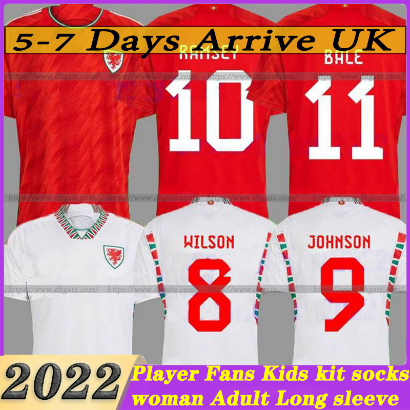 2022 Wales Soccer Jerseys BALE WILSON ALLEN Mens world final cup Player Fan edition Rodon VOKES Football Shirt Short Sleeve Adult Long sleeve woman Kids kit sets, Players version away patch
2022 Wales Soccer Jerseys BALE WILSON ALLEN Mens world final cup Player Fan edition Rodon VOKES Football Shirt Short Sleeve Adult Long sleeve woman Kids kit sets, Players version away patch