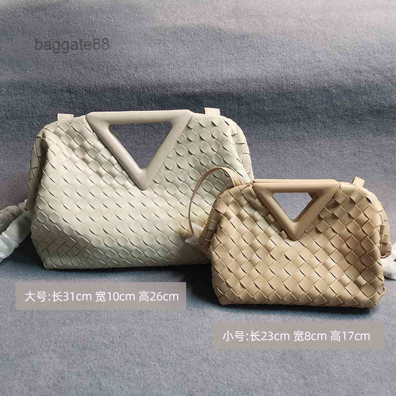 Classic Venetas Designer Bottegas Handbag Bag 2023 Inverted s Triangle Female Autumn Baojiadie the Woven Women's One Shoulder Messe, Apricot trumpet
Classic Venetas Designer Bottegas Handbag Bag 2023 Inverted s Triangle Female Autumn Baojiadie the Woven Women's One Shoulder Messe, Apricot trumpet
