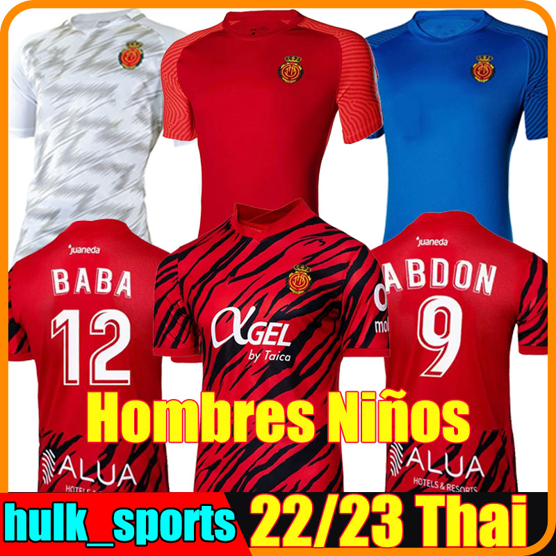 2022 2023 RCD Mallorca soccer jerseys home camiseta de futbol 22/23 ABDON B.OLIVAN BABA SANCHEZ MURILLO Lago Jonior MERVEIL CUFRE RAILLO men kids kit football shirt, Malueka 21-22 home
2022 2023 RCD Mallorca soccer jerseys home camiseta de futbol 22/23 ABDON B.OLIVAN BABA SANCHEZ MURILLO Lago Jonior MERVEIL CUFRE RAILLO men kids kit football shirt, Malueka 21-22 home