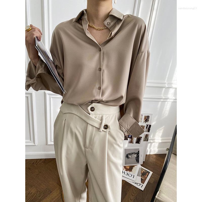Women's Blouses 0240 Elegant Shirt Women Autumn Basic Fashion Simple Solid Color Office Ladies Luster French Versatile Female Casual, 0240 white
Women's Blouses 0240 Elegant Shirt Women Autumn Basic Fashion Simple Solid Color Office Ladies Luster French Versatile Female Casual, 0240 white