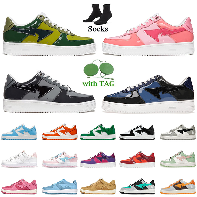 Bapesta Color Camo Combo Pink Running Shoes Bapestas Sta Sk8 Designer Platform Sneakers Patent Leather Black White Orange Green Pastel Pink Women Mens Trainers, D20 abc camo red 36-45
Bapesta Color Camo Combo Pink Running Shoes Bapestas Sta Sk8 Designer Platform Sneakers Patent Leather Black White Orange Green Pastel Pink Women Mens Trainers, D20 abc camo red 36-45