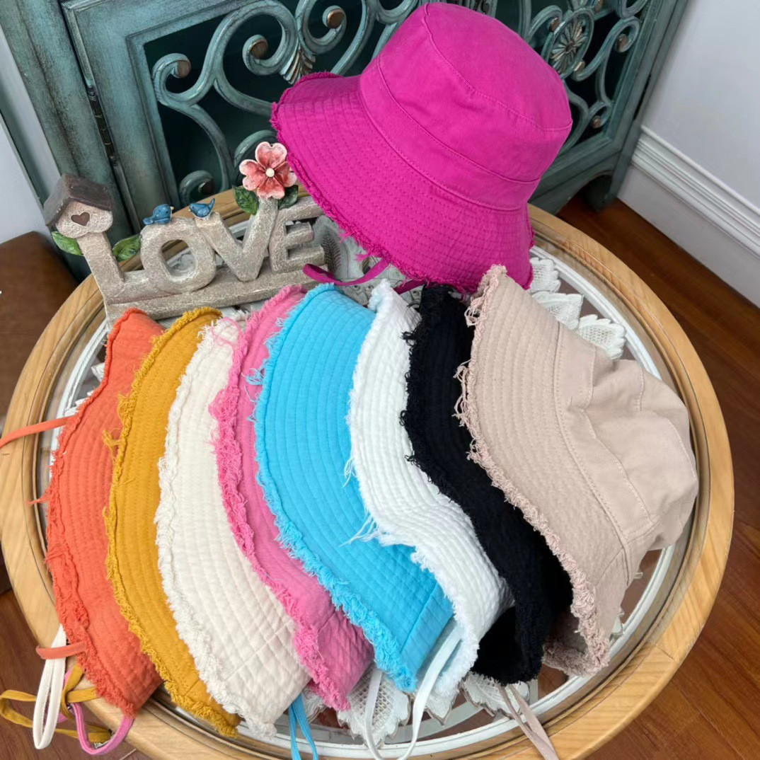 New 10 Colors Luxury Bucket Hats Women Fashion Brand Designer Hat Sun Cap Outdoor Travel Fisherman Hat, White
New 10 Colors Luxury Bucket Hats Women Fashion Brand Designer Hat Sun Cap Outdoor Travel Fisherman Hat, White