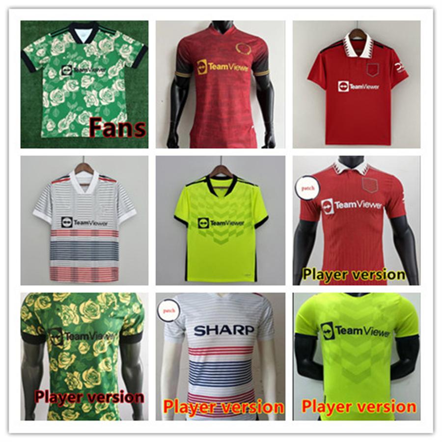 Soccer Jerseys 100th Anniversary Manchester SANCHO 22 23 VARANE BRUNO FERNANDES RASHFORD POGBA United Jersey Man kit Football Shirt TELLES f, 22/23 away player
Soccer Jerseys 100th Anniversary Manchester SANCHO 22 23 VARANE BRUNO FERNANDES RASHFORD POGBA United Jersey Man kit Football Shirt TELLES f, 22/23 away player