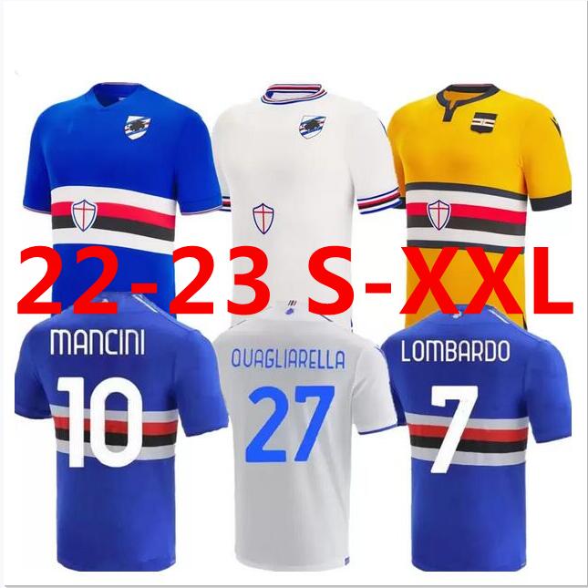 22 23 UC Sampdoria soccer jerseys LINETTY MARONI QUAGLIARELLA DAMSGAARD JANKTO TORREGROSSA YOSHIDA 2022 2023 GABBIADINI THORSBY COLLEY AUGELLO football shirt
22 23 UC Sampdoria soccer jerseys LINETTY MARONI QUAGLIARELLA DAMSGAARD JANKTO TORREGROSSA YOSHIDA 2022 2023 GABBIADINI THORSBY COLLEY AUGELLO football shirt