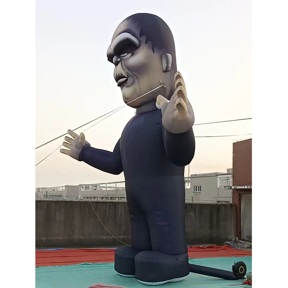 3-8m Giant Halloween Decoration Inflatable Zombie For Outdoor Display