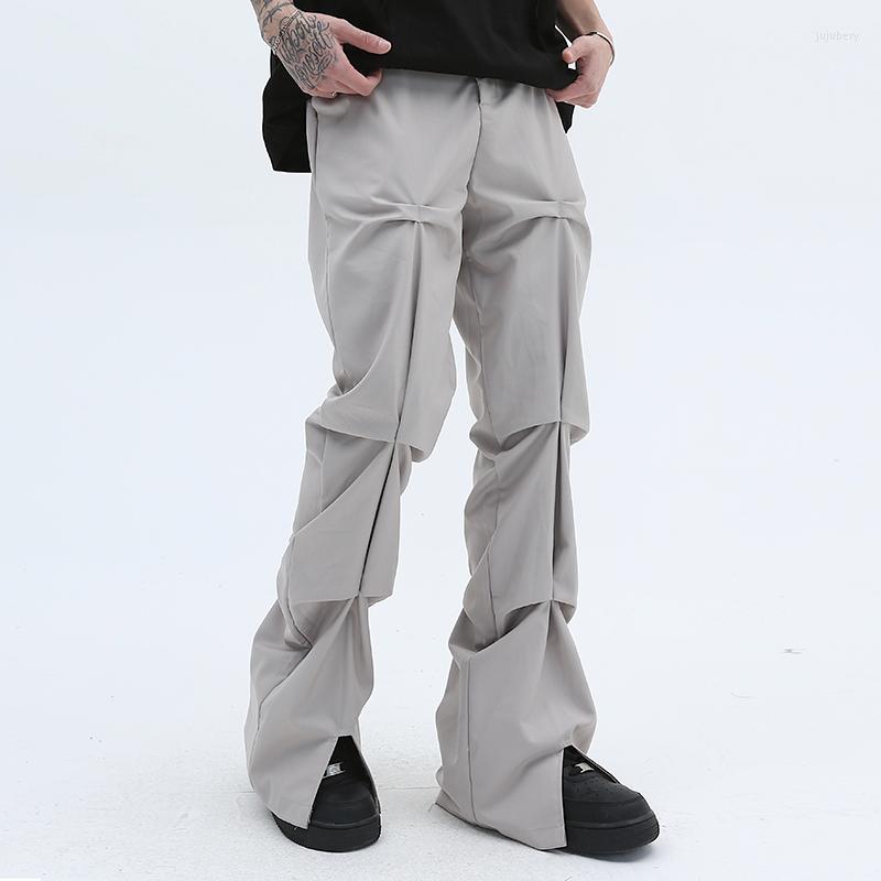Men' Pants Harajuku Streetwear Pleated Straight Casual Track Mens Pockets Ruched Retro Vibe Style Loose Trousers Oversize, Black
Men' Pants Harajuku Streetwear Pleated Straight Casual Track Mens Pockets Ruched Retro Vibe Style Loose Trousers Oversize, Black