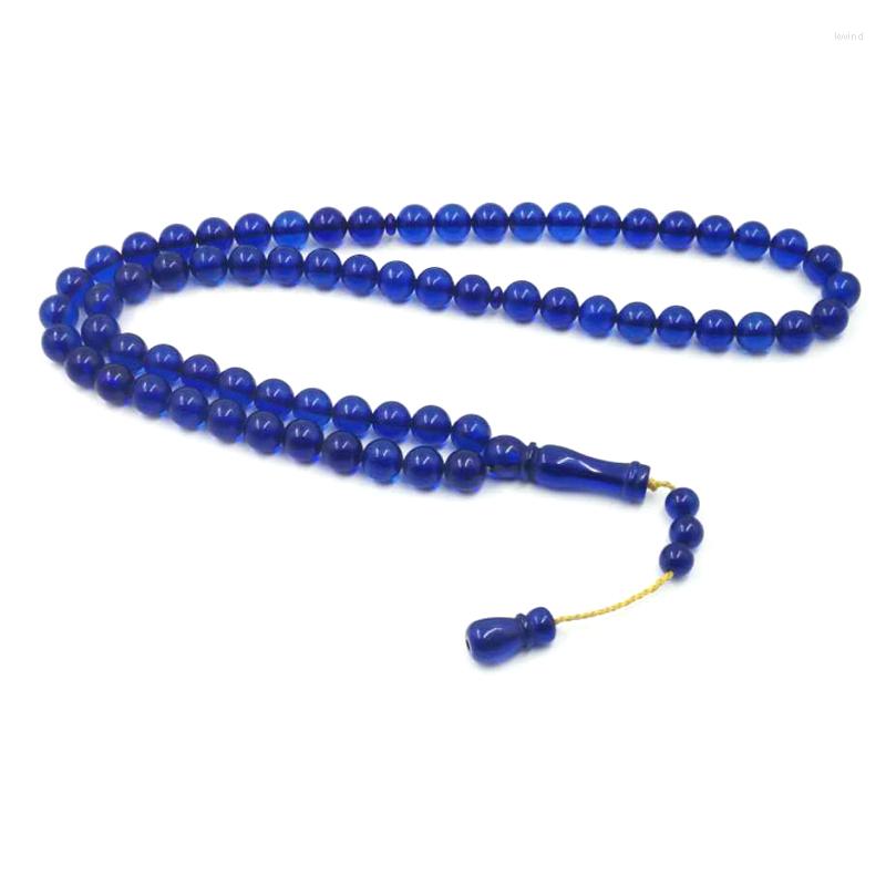 Strand Blue Resin Tasbih 66 Beads Solid Color Prayer Man's Accessories Misbaha Bracelets
Strand Blue Resin Tasbih 66 Beads Solid Color Prayer Man's Accessories Misbaha Bracelets