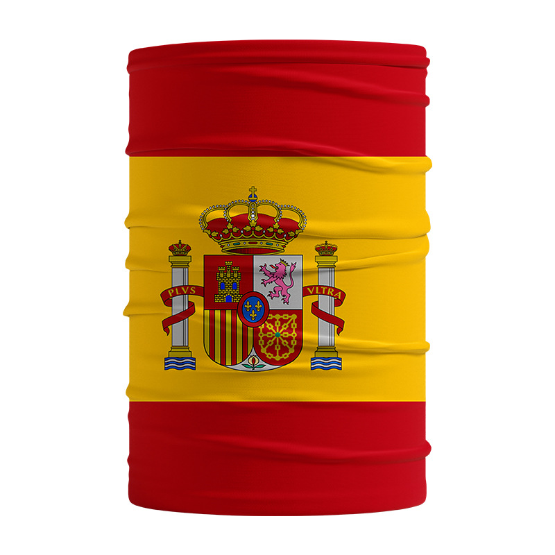 World Cup Flag Bandana Party Decoration USA Germany Qatar Multifunctional Summer Ice Silk Magic Face Mask