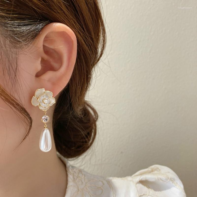 Dangle Earrings 2022 South Korea Exquisite Flower Fashion Temperament Water Drop Pearl Elegant Women's Jewelry
Dangle Earrings 2022 South Korea Exquisite Flower Fashion Temperament Water Drop Pearl Elegant Women's Jewelry
