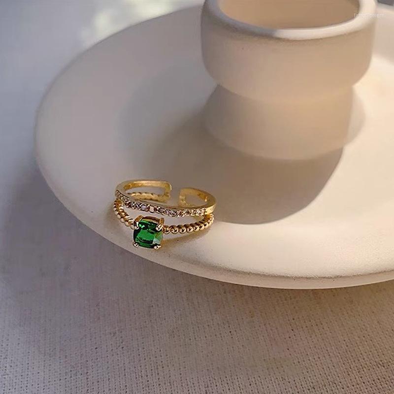 Cluster Rings 2022 Korean Green Crystal Ring Fashion Temperament Versatile Open Female Jewelry
Cluster Rings 2022 Korean Green Crystal Ring Fashion Temperament Versatile Open Female Jewelry