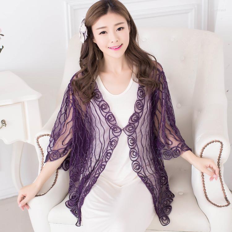 Women's Knits Vintage Gatsby Women's Lace Cardigan Big Size Flare Sleeve V Neck Thin Sheer Embroidery Mesh Striped Poncho Coat, Black
Women's Knits Vintage Gatsby Women's Lace Cardigan Big Size Flare Sleeve V Neck Thin Sheer Embroidery Mesh Striped Poncho Coat, Black