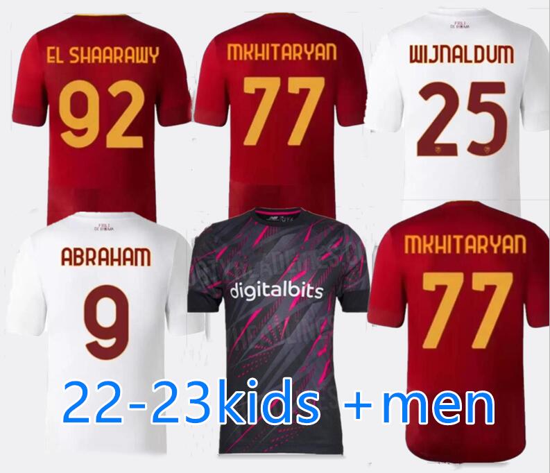 22 23 roma SOCCER JERSEYS playey veysion DYBALA home belotti CELIK Pellegrini Abraham 22 23 Wijnaldum MANCINI KUMBULLA men kids kit FOOTBALL SHAARAWY Unriform, 11
22 23 roma SOCCER JERSEYS playey veysion DYBALA home belotti CELIK Pellegrini Abraham 22 23 Wijnaldum MANCINI KUMBULLA men kids kit FOOTBALL SHAARAWY Unriform, 11