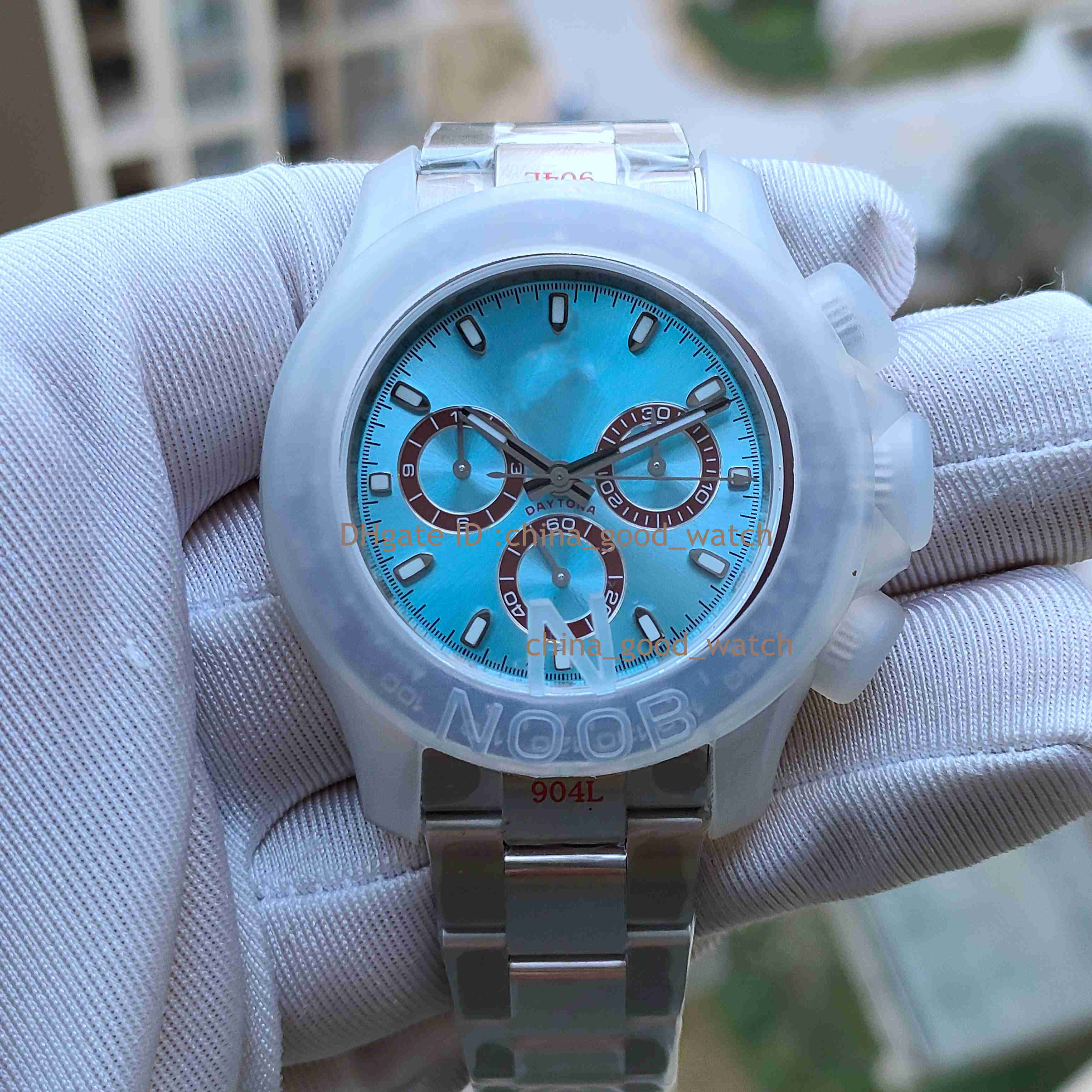 Super N Factory Maker Version Watches 40mm 116506 Cosmograph Ice Blue Chronograph KIF Shock Absorbers Cal.4130 Movement Automatic Mechanical Men Wristwatches, Original box certificate
Super N Factory Maker Version Watches 40mm 116506 Cosmograph Ice Blue Chronograph KIF Shock Absorbers Cal.4130 Movement Automatic Mechanical Men Wristwatches, Original box certificate