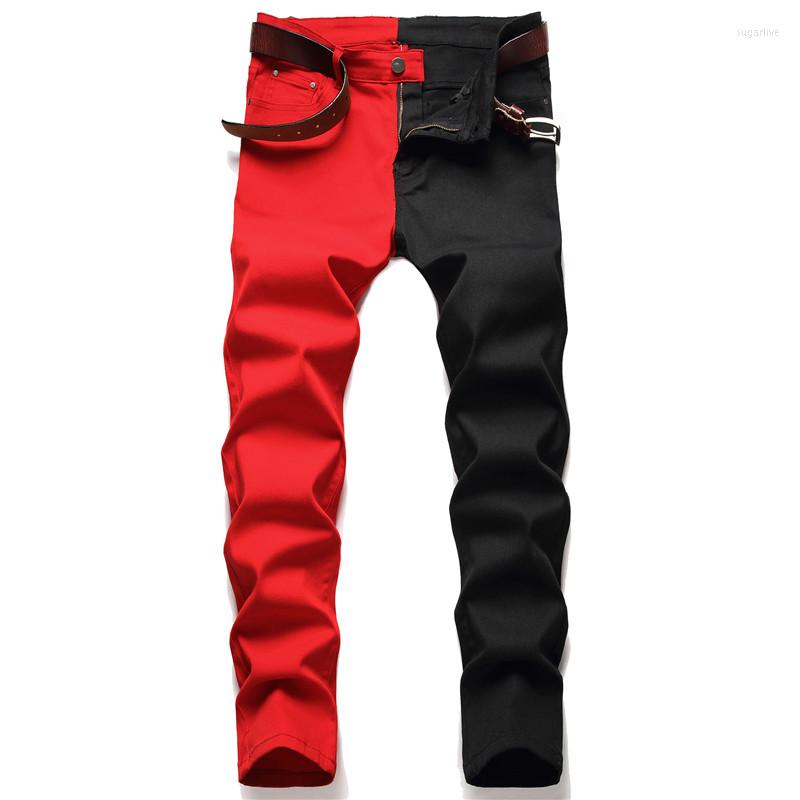 Men's Jeans Spring Autumn 2022 Stitching Fashion Trend Stretch Slim Men's Denim Trousers Multi-Color Hole Pants, Yellow red
Men's Jeans Spring Autumn 2022 Stitching Fashion Trend Stretch Slim Men's Denim Trousers Multi-Color Hole Pants, Yellow red