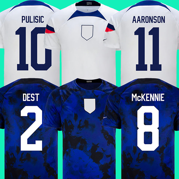 2022 PULISIC usAS AARONSON soccer jersey men kids kits united states football shirt top thailand quality REYNA McKENNIE DEST, 2021 home
2022 PULISIC usAS AARONSON soccer jersey men kids kits united states football shirt top thailand quality REYNA McKENNIE DEST, 2021 home