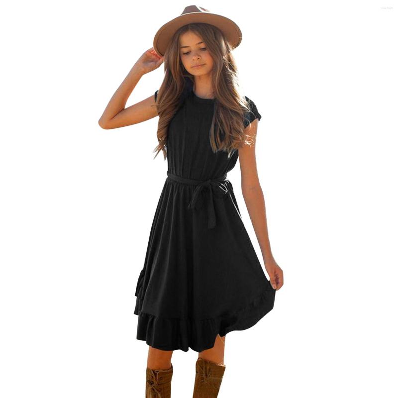 Girl Dresses Rockabilly Solid Girls Sleeve Vintage Retro Kids Clothes Short Little Ruffles Dress 7-12Y Party 6 Year Old, Black
Girl Dresses Rockabilly Solid Girls Sleeve Vintage Retro Kids Clothes Short Little Ruffles Dress 7-12Y Party 6 Year Old, Black