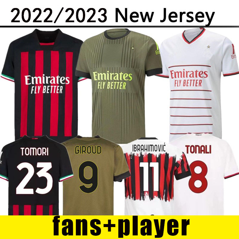 22 23 IBRAHIMOVIC fans player version soccer jerseys 4TH GIROUD jersey PAQUETA ROMAGNOLI BRAHIM 2022 2023 THEO MILAN football shirt HERNANDEZ maillot DIAZ Ac Milans
22 23 IBRAHIMOVIC fans player version soccer jerseys 4TH GIROUD jersey PAQUETA ROMAGNOLI BRAHIM 2022 2023 THEO MILAN football shirt HERNANDEZ maillot DIAZ Ac Milans