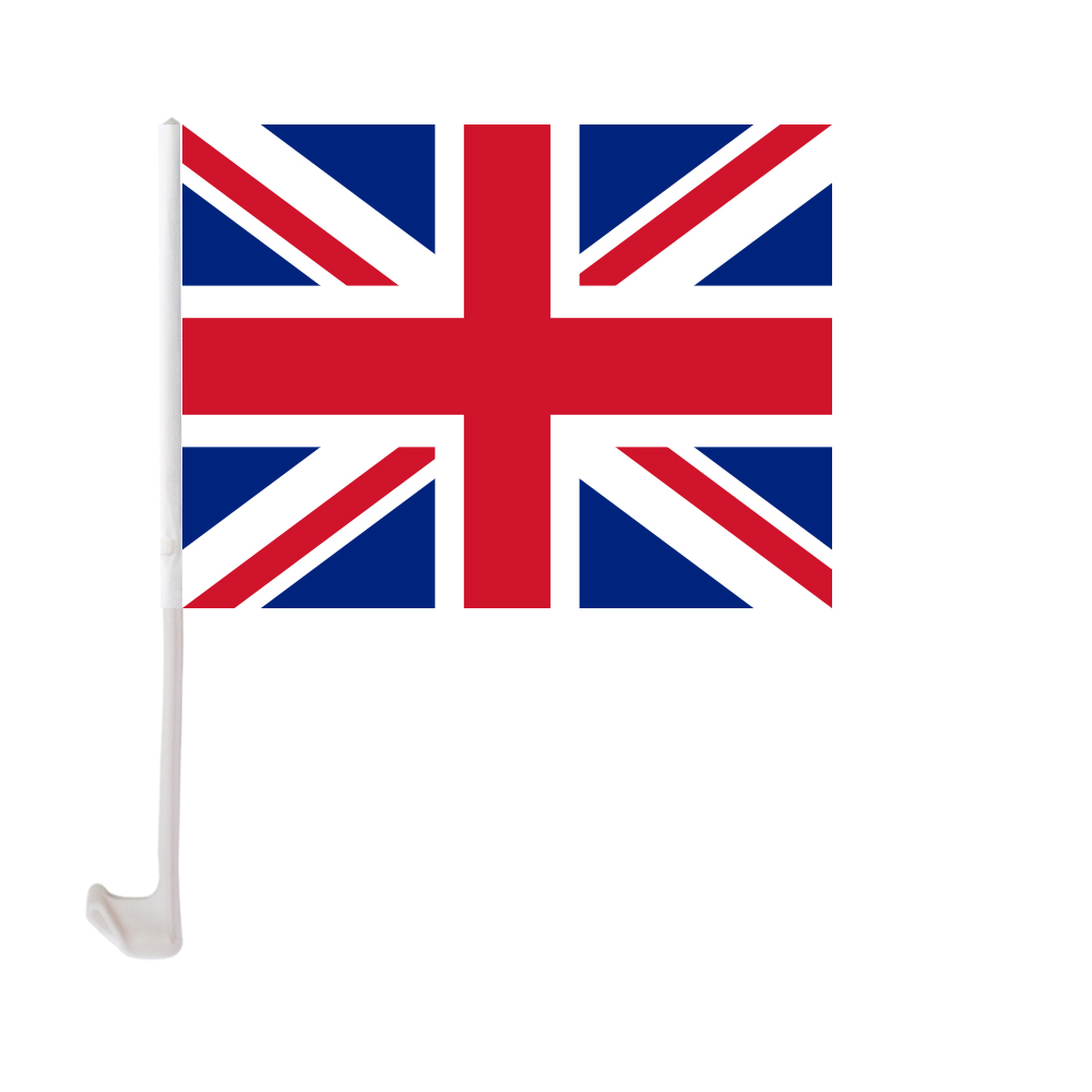 30x45cm United Kingdom Car Flag Polyester UV Protection Window Clip Car Decoration Banner with Flagpole
30x45cm United Kingdom Car Flag Polyester UV Protection Window Clip Car Decoration Banner with Flagpole