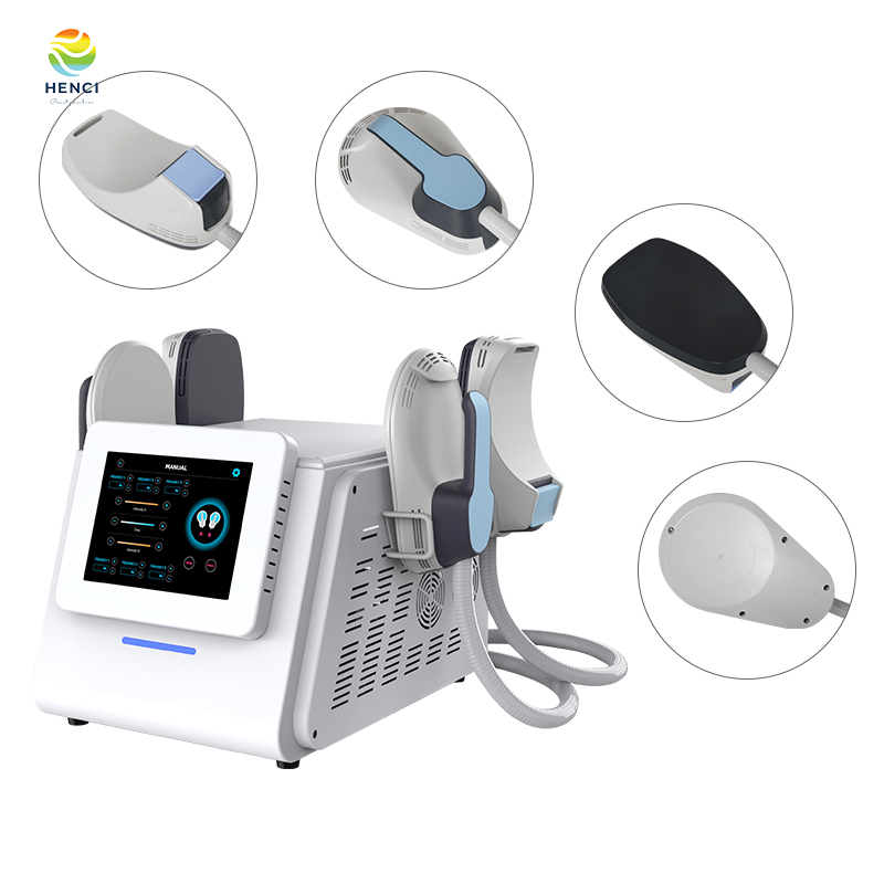 2023 High Intensity EMS Electromagnetic Stimulation Slimming Machine Muscle Building Weight Loss Sculpting Machine Portable