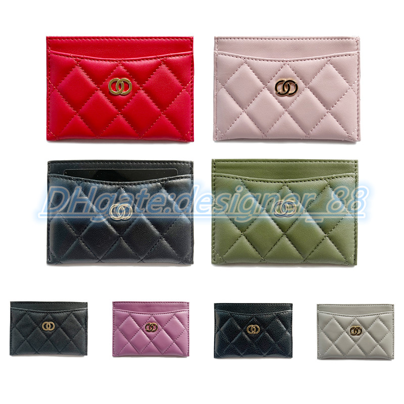 Designer wallets card holder purses channel with caviar brand lambskin cardholder Leather luxury Womens coin purse mens wallet Key Ring, Black lychee pattern
Designer wallets card holder purses channel with caviar brand lambskin cardholder Leather luxury Womens coin purse mens wallet Key Ring, Black lychee pattern
