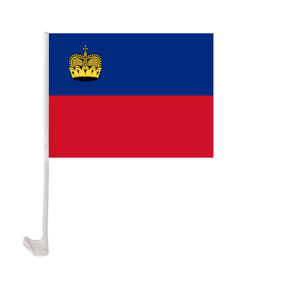 30x45cm Liechtenstein Car Flag Polyester UV Protection Window Clip Car Decoration Banner with Flagpole
30x45cm Liechtenstein Car Flag Polyester UV Protection Window Clip Car Decoration Banner with Flagpole