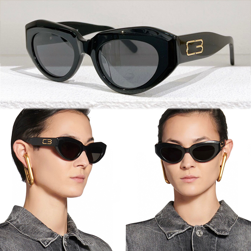 2022 New Designer Rive Gauche Cat Eye Sunglasses Women Men Retro Vintage 0236 Custom Logo Polarized Fashion Brand Shades black acetate Big logo on temples Sun Glasses
2022 New Designer Rive Gauche Cat Eye Sunglasses Women Men Retro Vintage 0236 Custom Logo Polarized Fashion Brand Shades black acetate Big logo on temples Sun Glasses