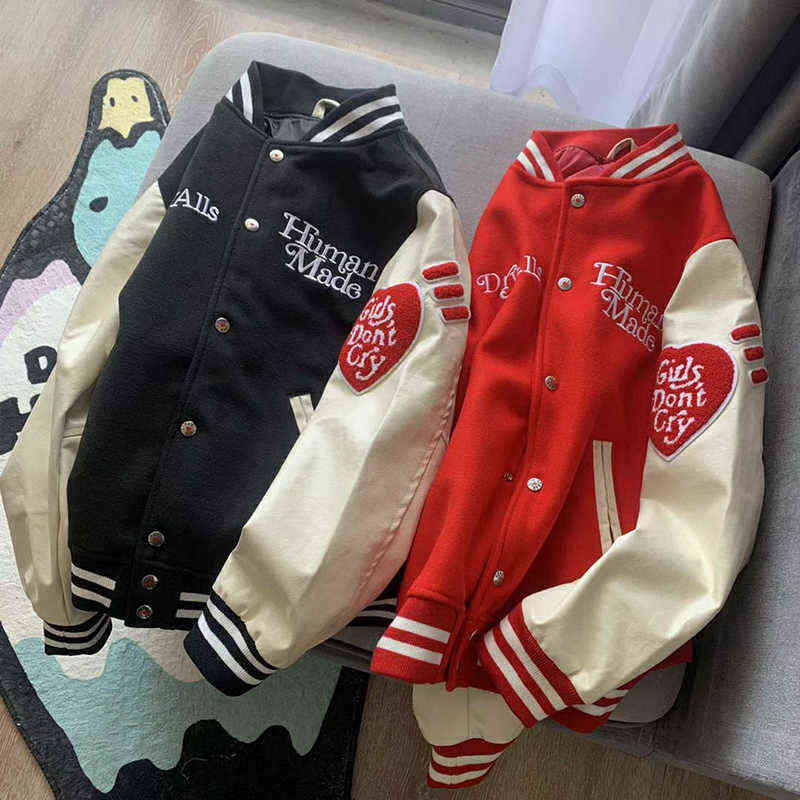Men's Jackets Human Made Jacekt Oversized Vintage Embroidery Letter Men Women HUMAN MADE Girls Don't Cry Baseball Jacket T220914, 03
Men's Jackets Human Made Jacekt Oversized Vintage Embroidery Letter Men Women HUMAN MADE Girls Don't Cry Baseball Jacket T220914, 03