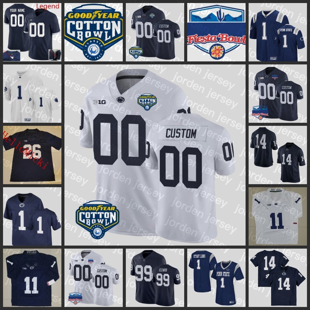 NEW American College Football Wear 2022 NCAA Custom Penn State Nittany Lions Stitched Football Jersey 40 Jason Cabinda 13 Saeed Blacknall 52, Navy without any patch
NEW American College Football Wear 2022 NCAA Custom Penn State Nittany Lions Stitched Football Jersey 40 Jason Cabinda 13 Saeed Blacknall 52, Navy without any patch