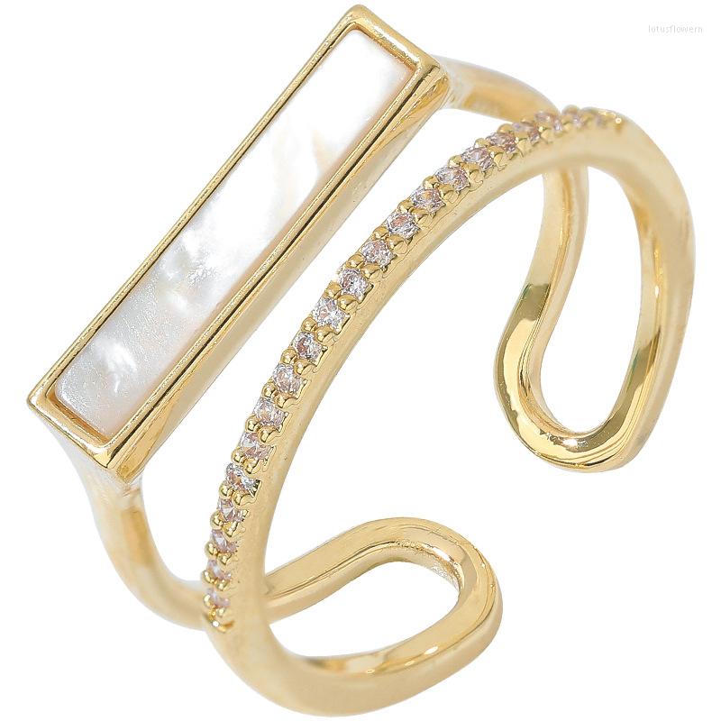 Cluster Rings 2022 Korean Exquisite Fashion Double-layer Open Ring Temperament Simple Versatile Elegant Women's Jewelry
Cluster Rings 2022 Korean Exquisite Fashion Double-layer Open Ring Temperament Simple Versatile Elegant Women's Jewelry