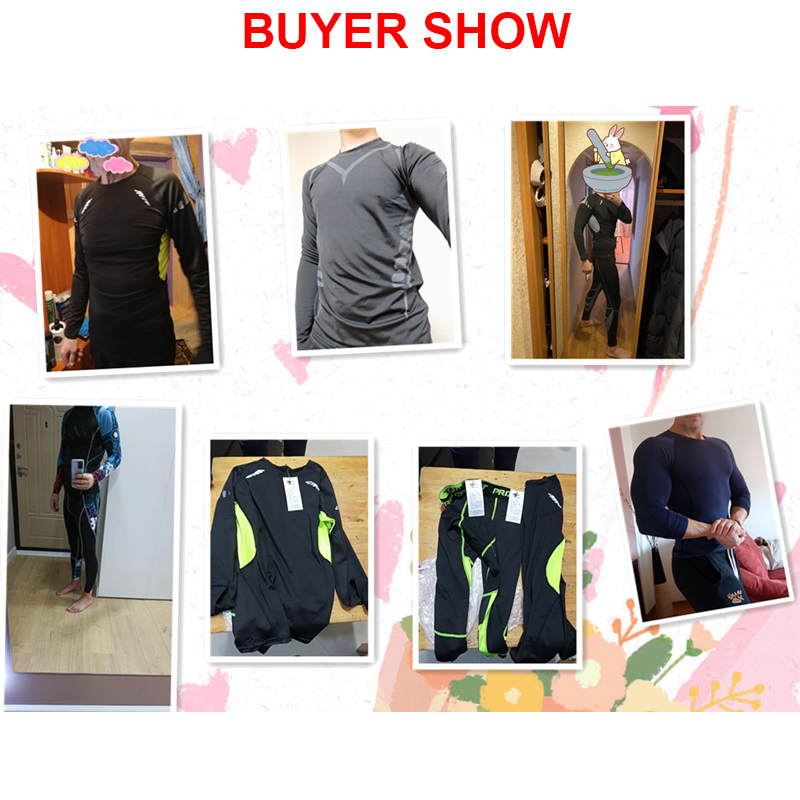 Men's Tracksuits Running Clothes Set Men Sportswear Base LayersTights Vest Sports Clothing Fitness Tracksuit Quick Dry Bodybuilding Running Set 2