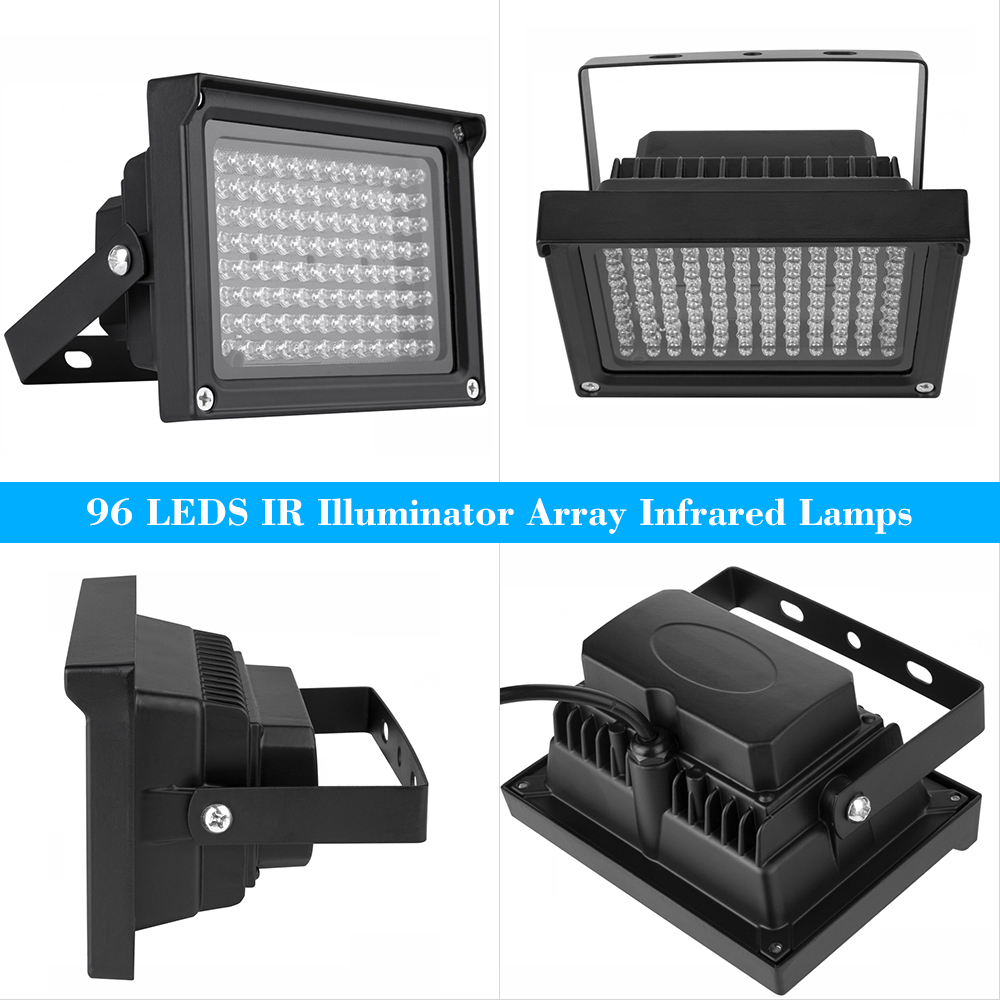 96LEDS IR Infrared Illuminator Lamp Waterproof Night Vision For Outdoor Fill Light CCTV Surveillance Camera